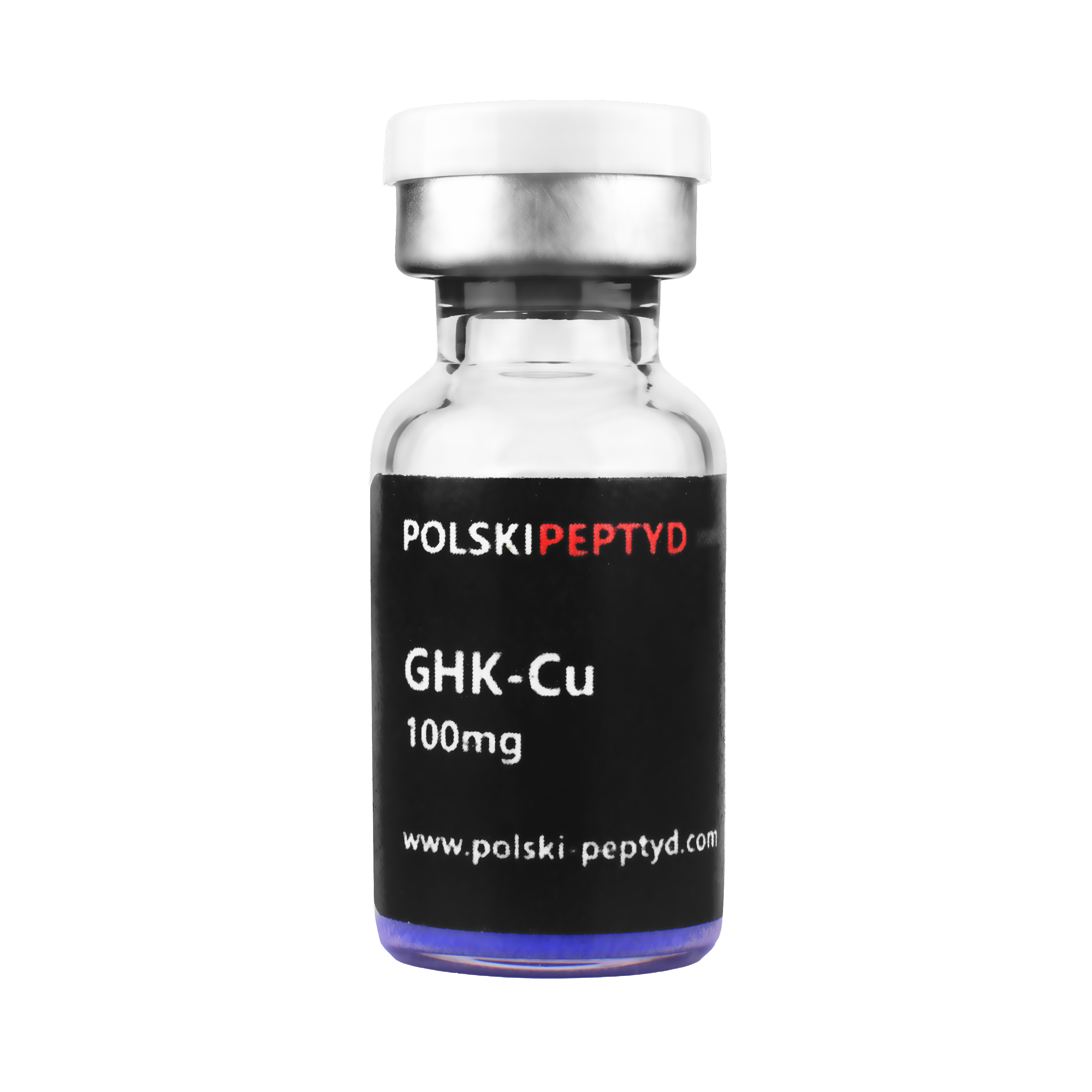 Fiolka przebadanego peptydu GHK-Cu 100mg o wysokiej jakości.