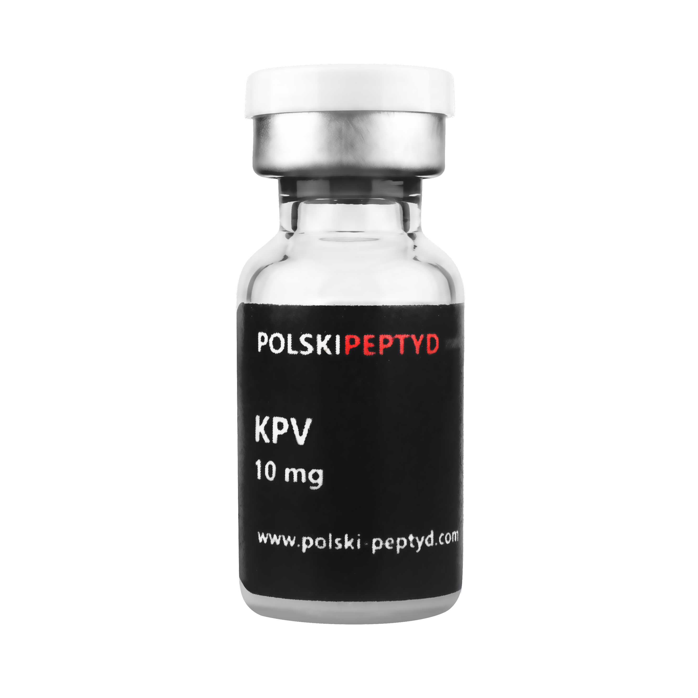 Fiolka przebadanego peptydu KPV 10mg o wysokiej jakości.