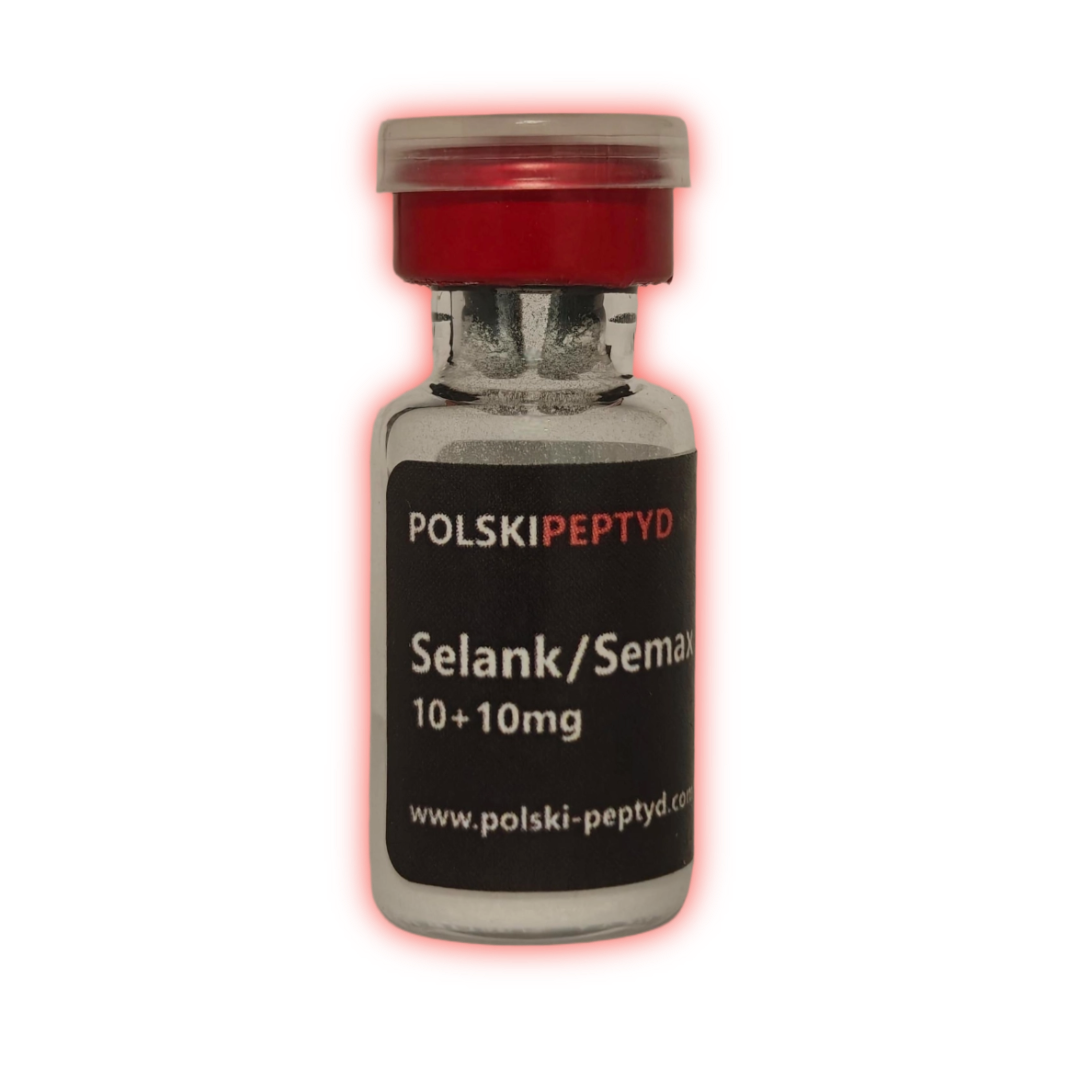 Główne zdjęcie przebadanego peptydu Selank / Semax 10 + 10mg o wysokiej jakości.